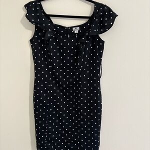 Vintage Y2K Black Polka Dot Dress